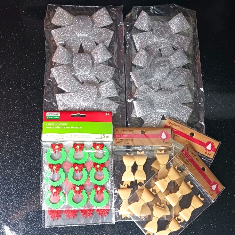 Christmas Wreaths & Bows Craft Supplies.